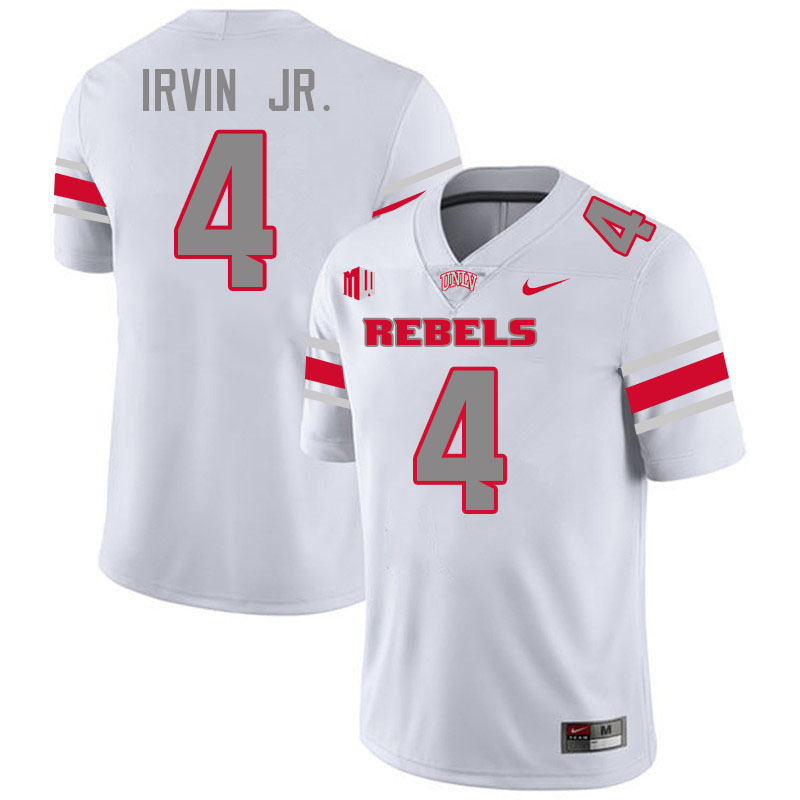 DeAngelo Irvin Jr. UNLV Jersey,UNLV Rebels Football Uniforms,Jerseys,Gears-White